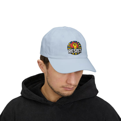 Anti Trump Hat Embroidered Resist Hat Cap, Classic Dad Hat, Unisex Cap for Activists, Casual Wear, Gift for Fathers Day