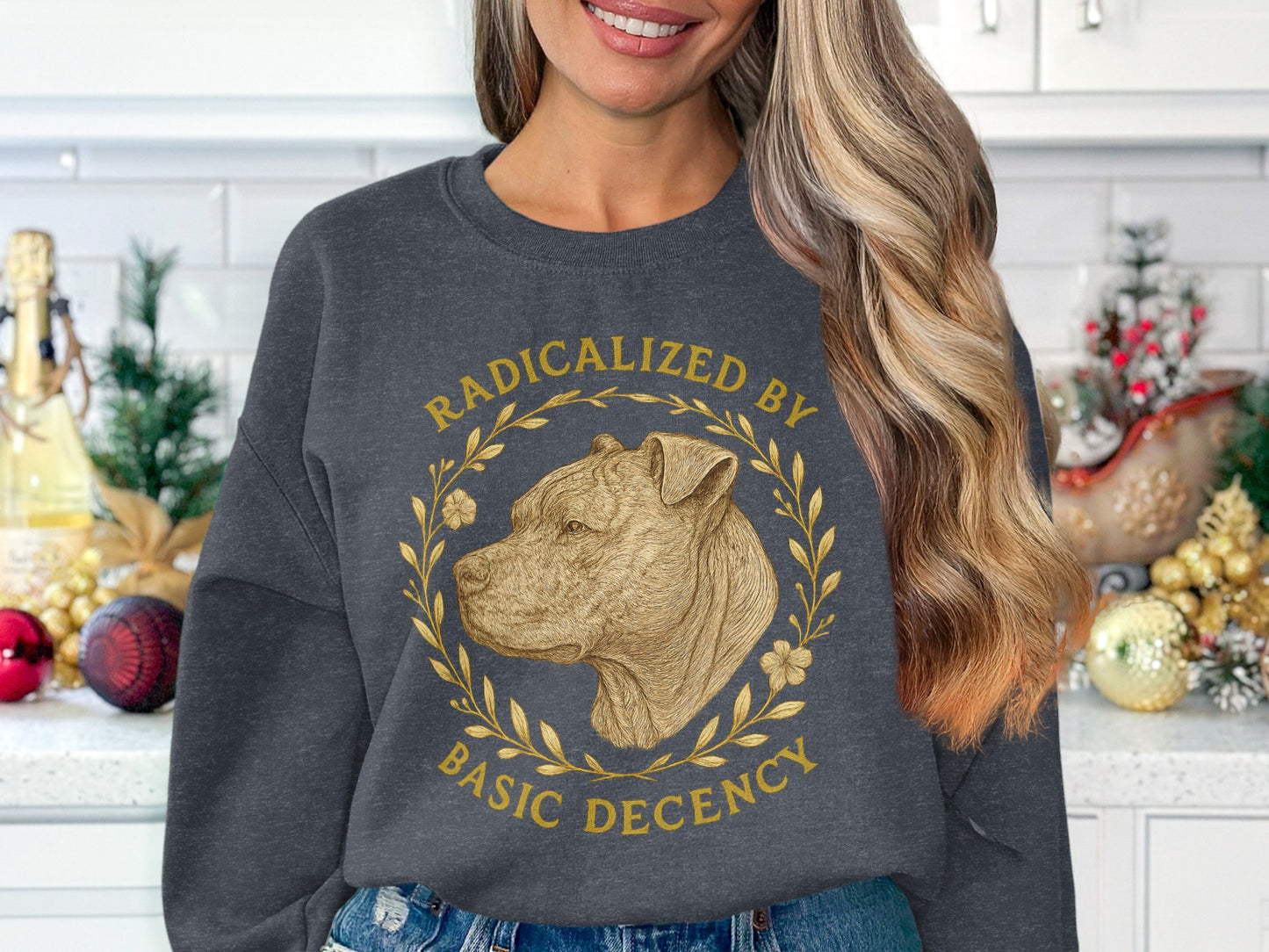 Radicalized By Basic Decency Sweatshirt product