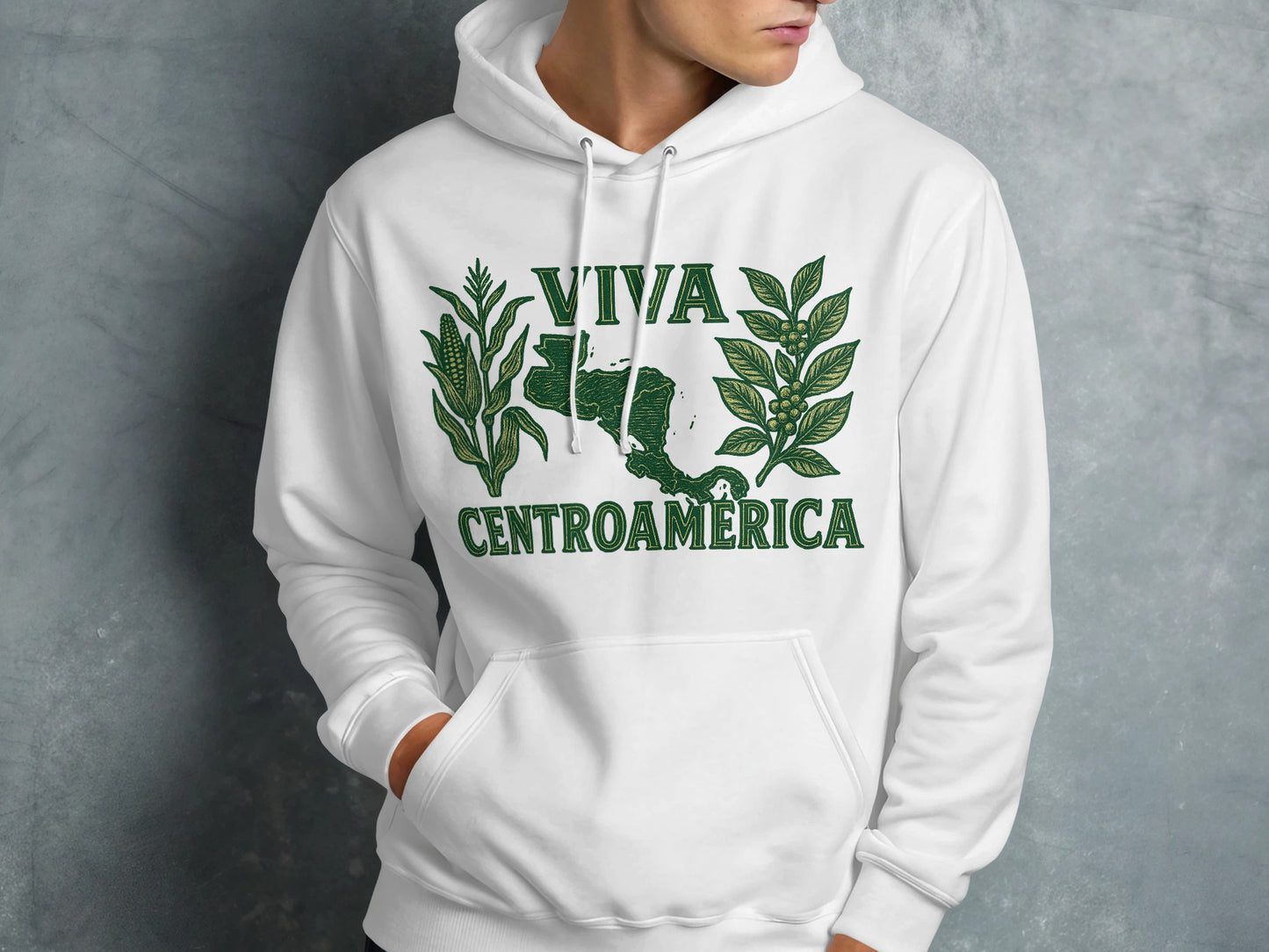 Viva Centroamerica Hooded Sweatshirt product type