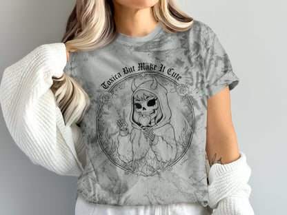 Toxic But Make It Cute Graphic Funny T-Shirt