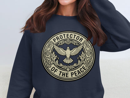 Protector of the Peace Bird Graphic Sweatshirt