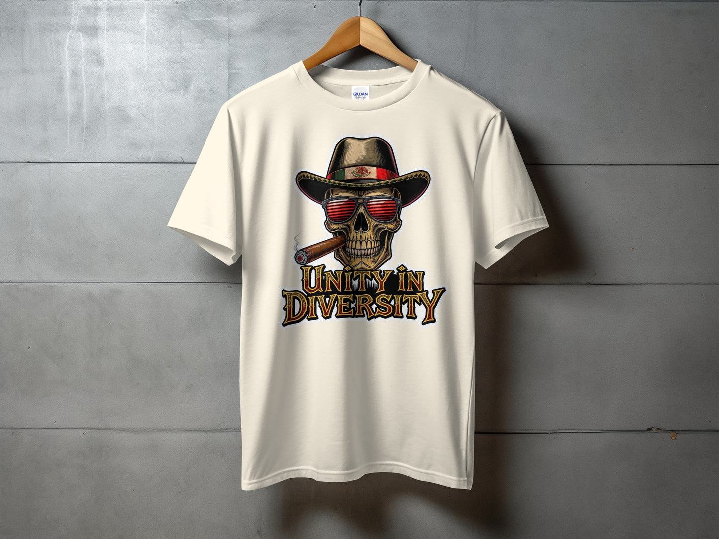 Unity in Diversity Skull Graphic T-Shirt product type