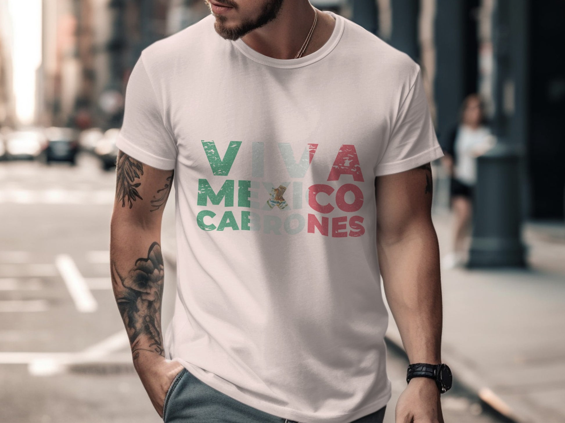 Viva Mexico Cabr%0nes Graphic Print Shirt product