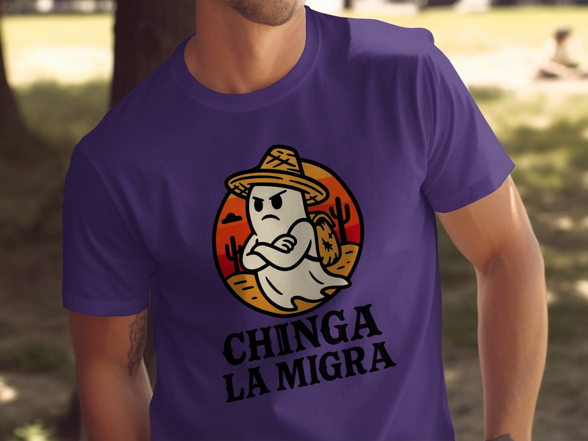 Chinga La Migra Graphic Tee Shirt Casual product