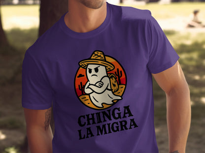 Chinga La Migra Graphic Tee Shirt Casual product