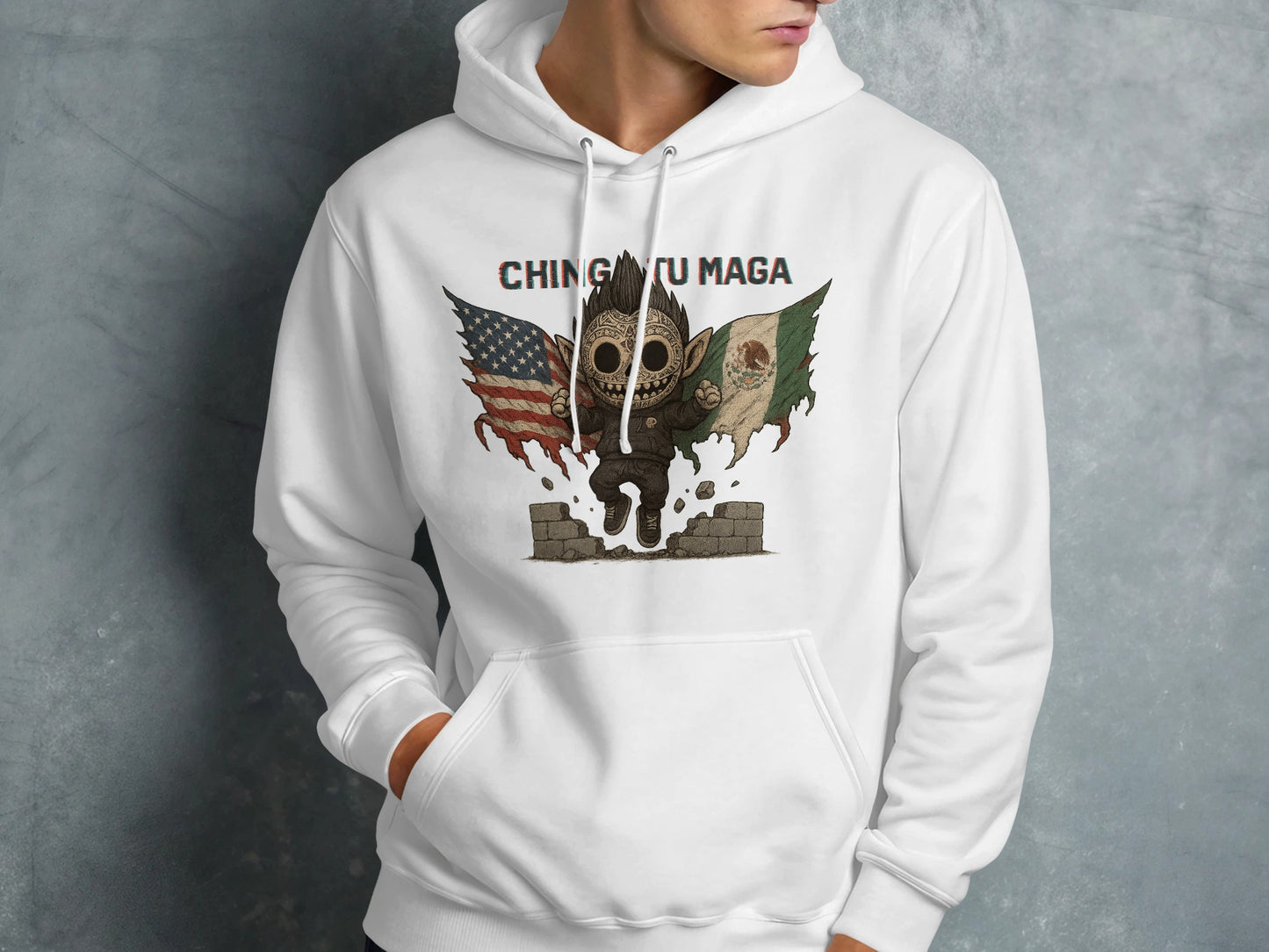 Chingon Yu Maga Graphic Hooded Sweatshirt product type