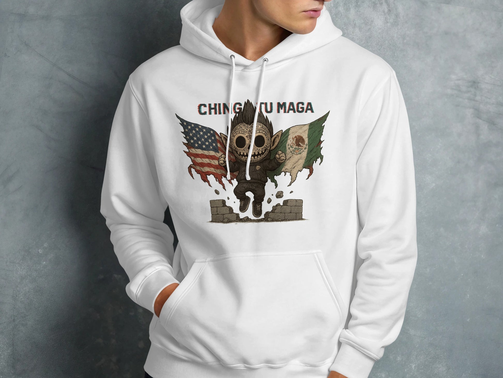 Chingon Yu Maga Graphic Hooded Sweatshirt product type