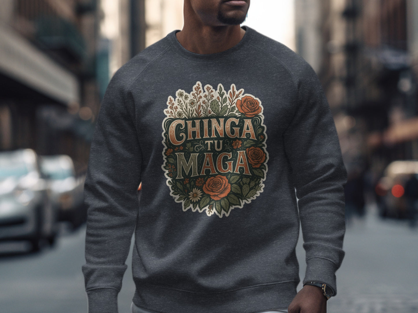 Chinga Tu Maga Graphic Sweatshirt Stylish Unisex product