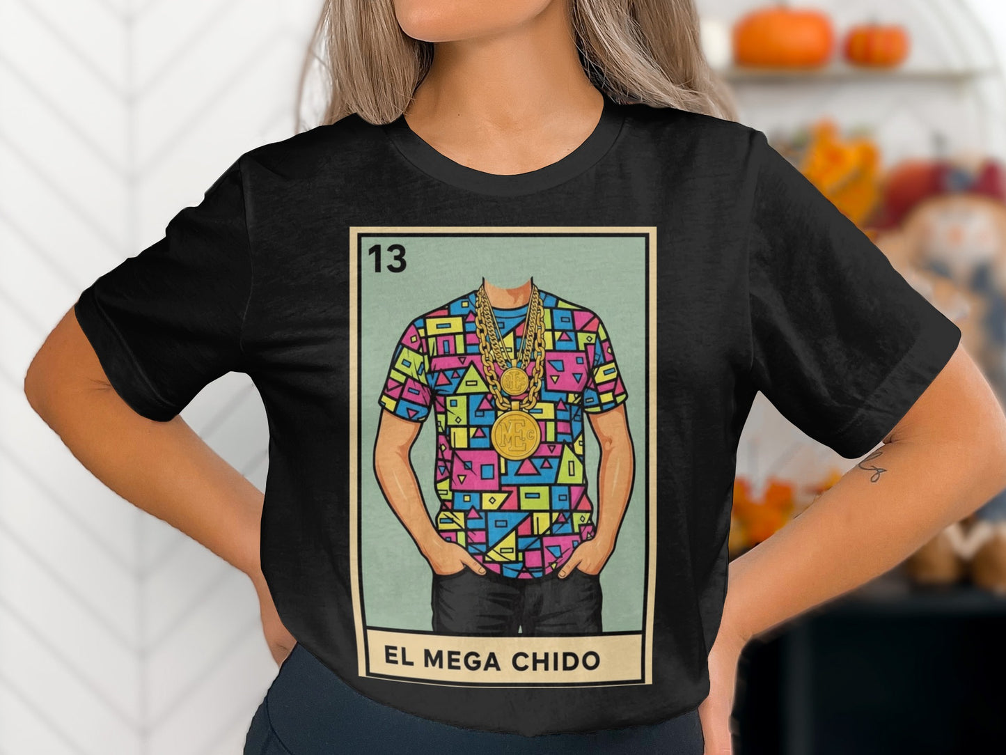El Mega Chido Graphic Print Design T-shirt product type