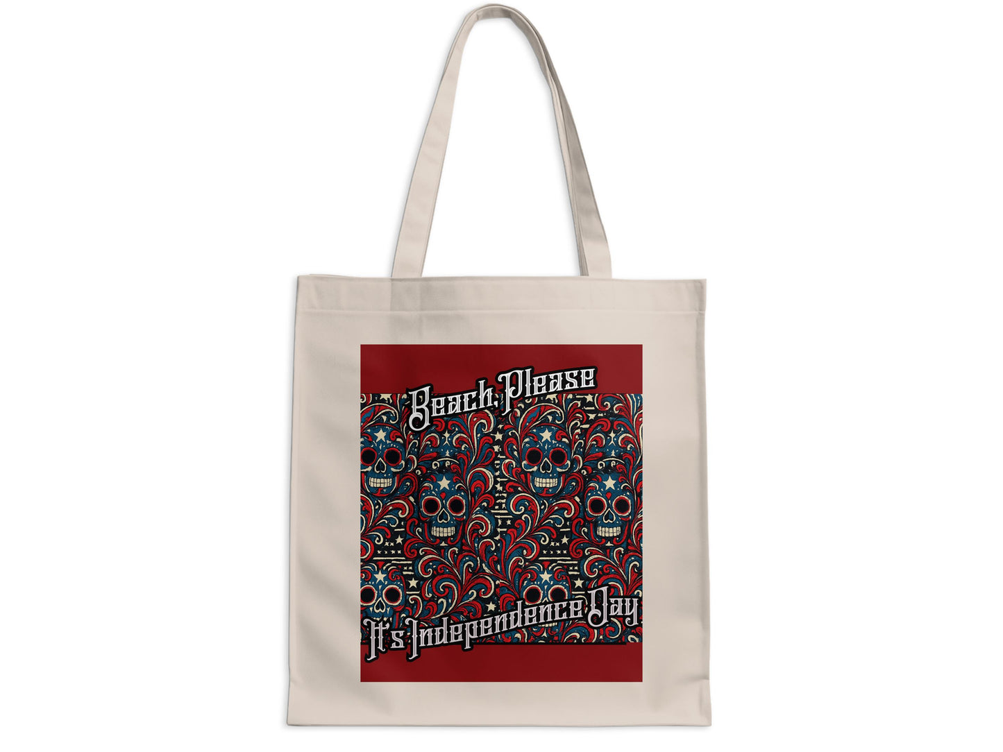 Beach Please It's Independence Day tote bag product type