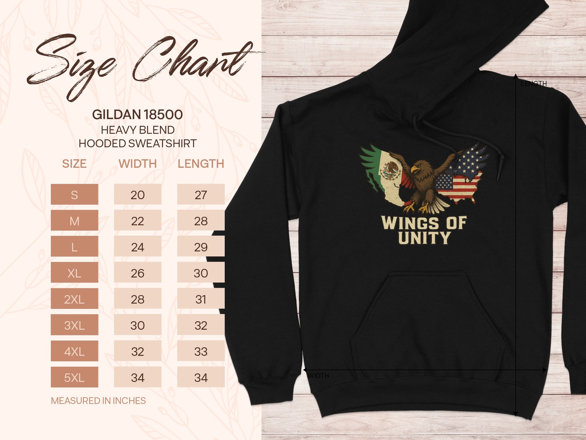 Wings of Unity Heavy Blend Hooded Sweatshirt product