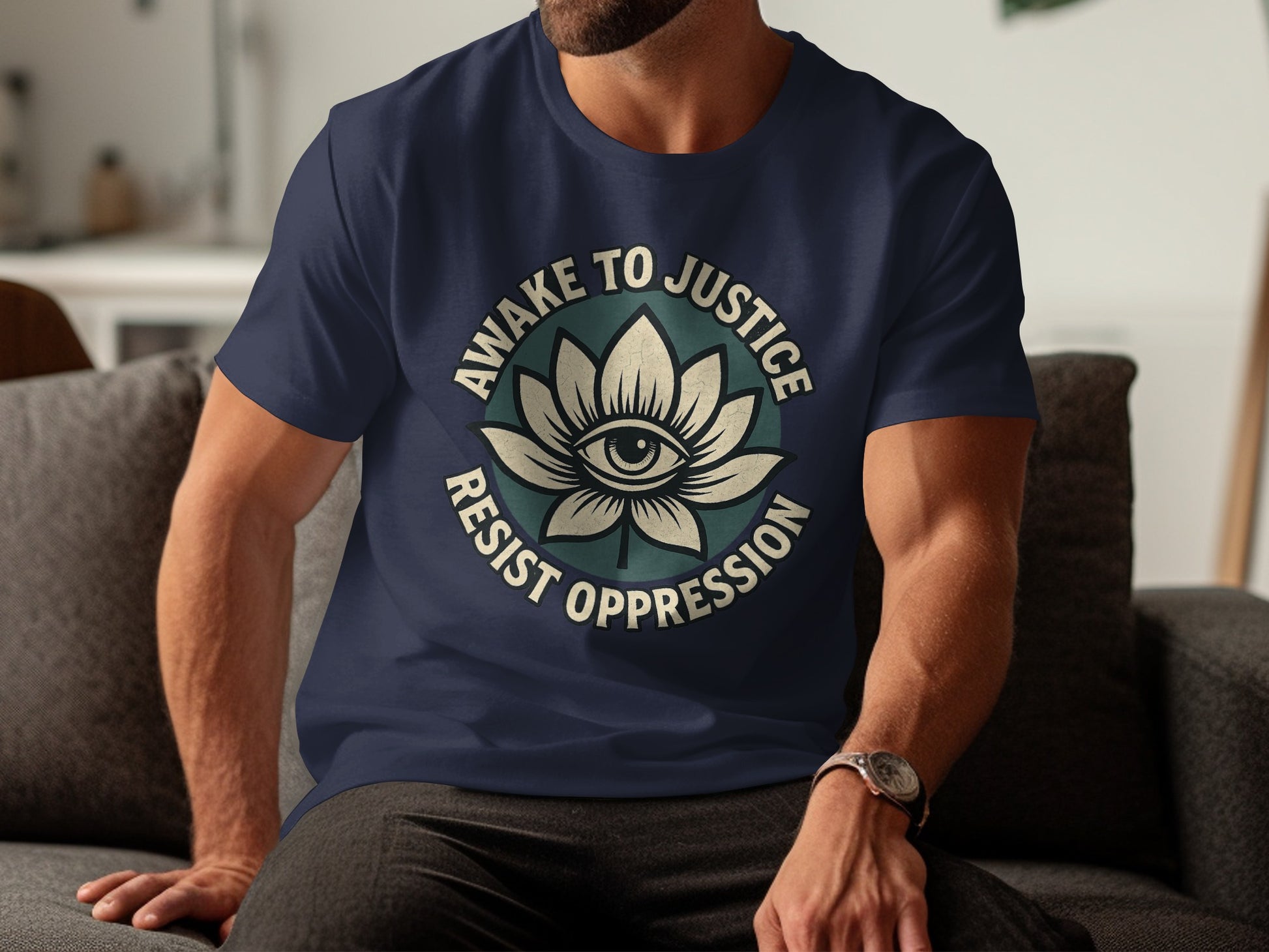 Awake to Justice Resist Oppression T-shirt product type