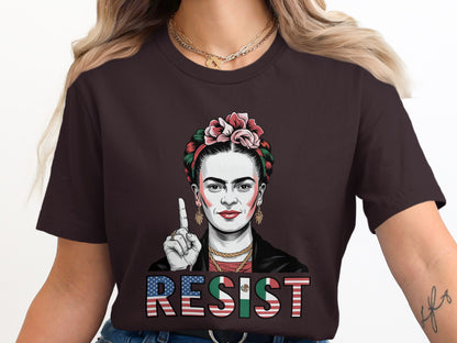 Resist Graphic Tee with Powerful Artwork shirt product type