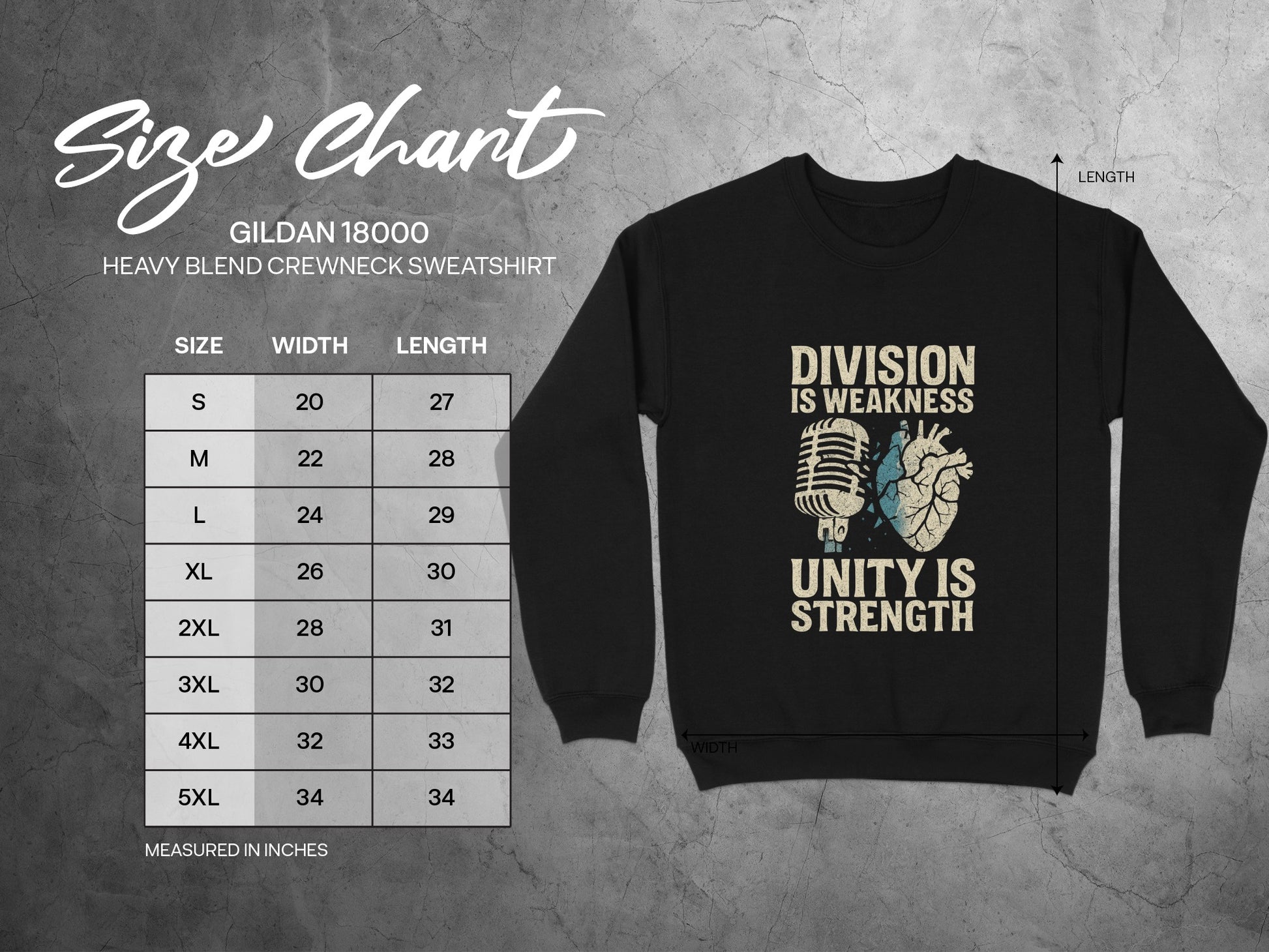 Division is Weakness Unity is Strength Sweatshirt product type
