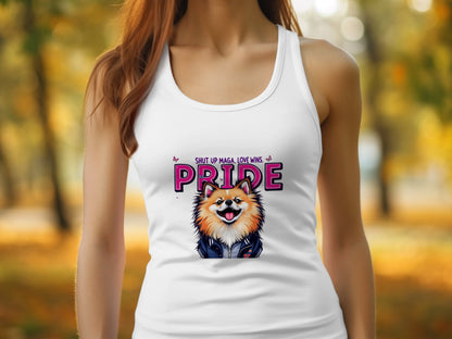 Shut Up MAGA Love Wins Pride Tank Top product