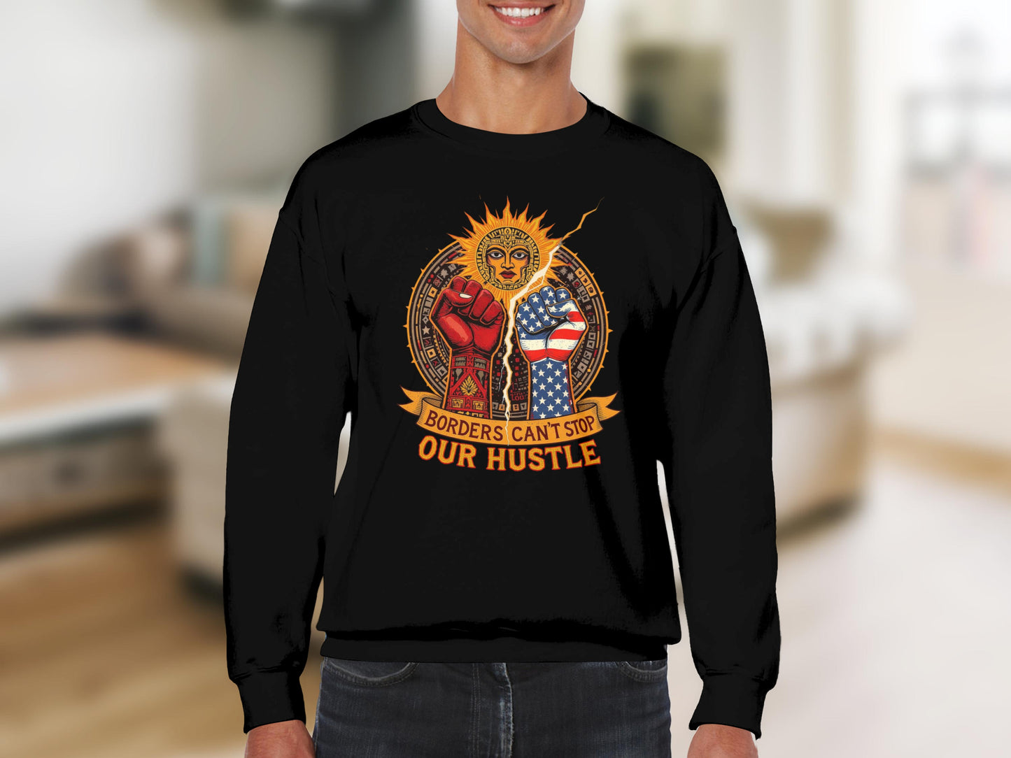 Borders Can't Stop Our Hustle Sweatshirt product type