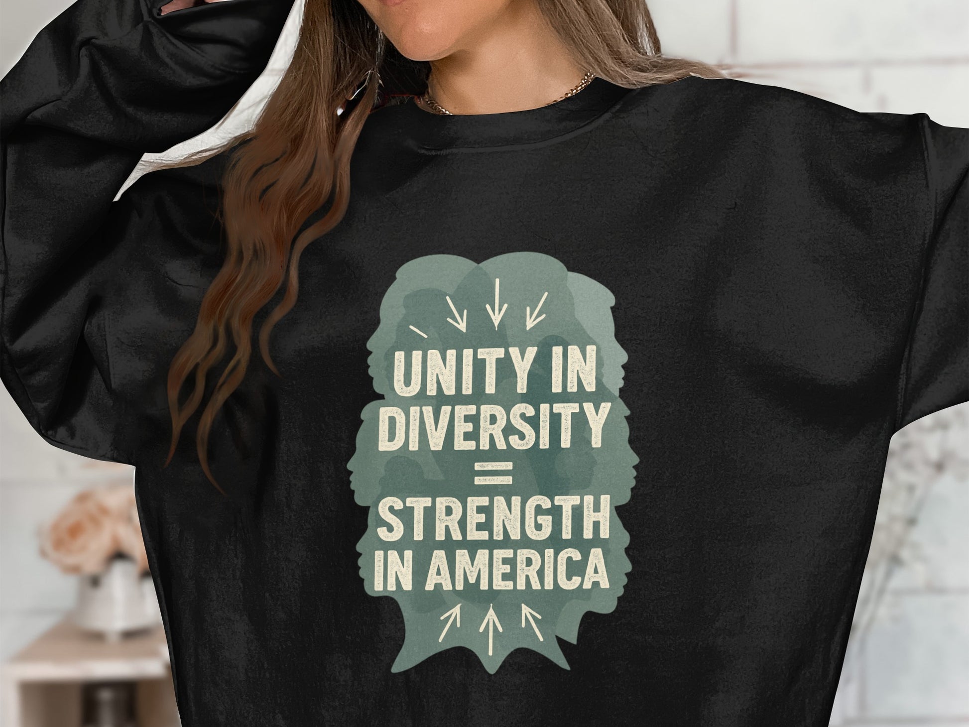 Unity In Diversity Strength In America sweatshirt product
