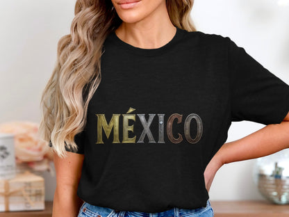 Bold and Stylish Mexico Print Tee Shirt product type