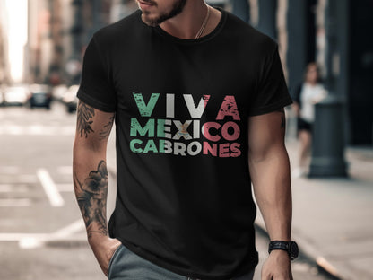 Viva Mexico Cabrones Stylish T-shirt product