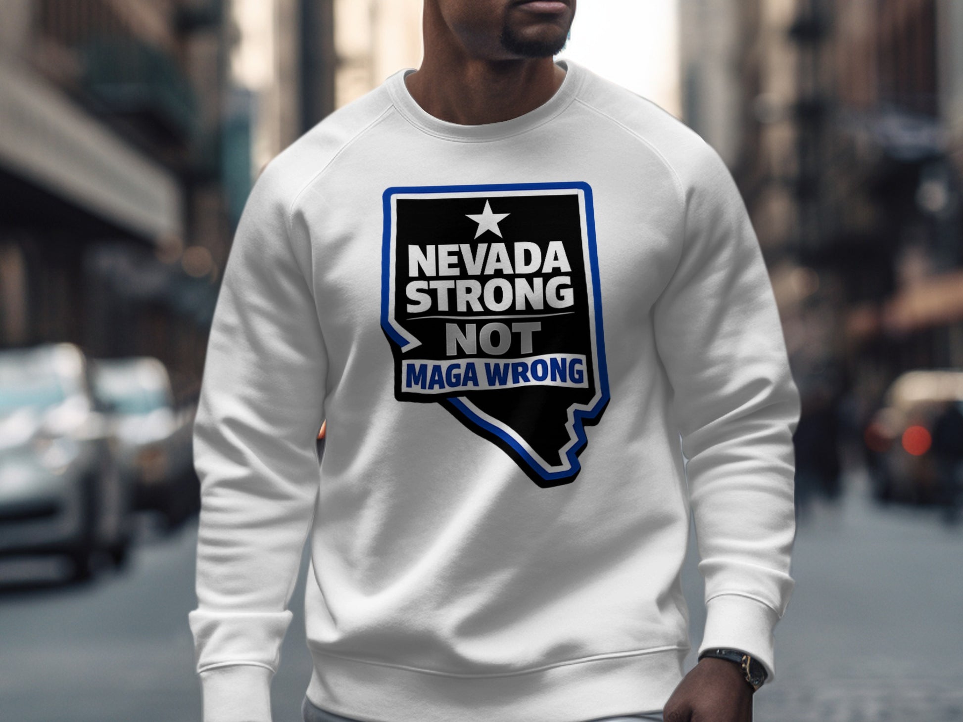 Nevada Strong Not Maga Wrong Sweatshirt