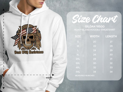 Stand Wild Resistance Design Hooded Sweatshirt
