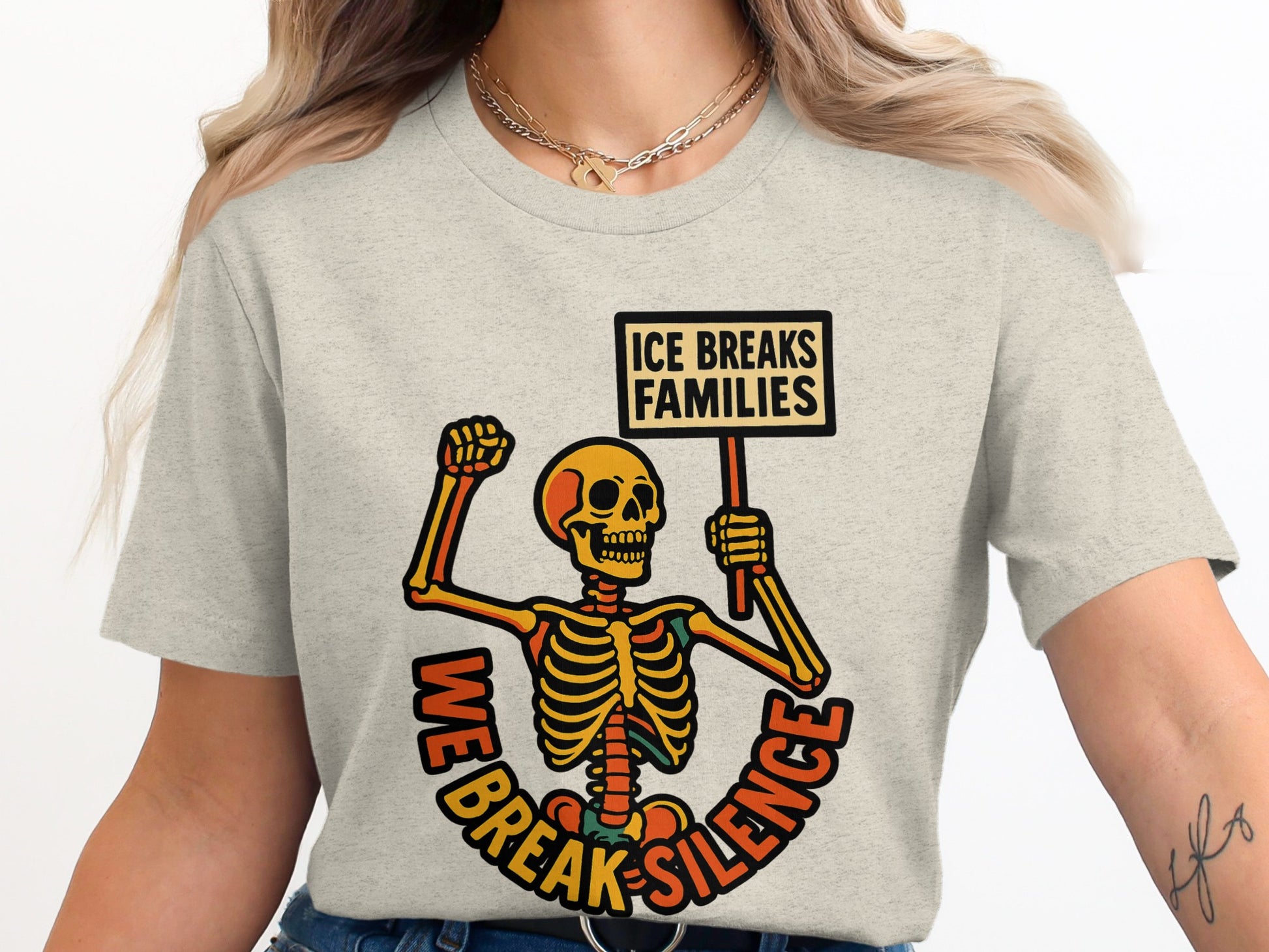 Ice Breaks Families We Break Silence T-shirt product type