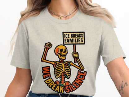 Ice Breaks Families We Break Silence T-shirt product type
