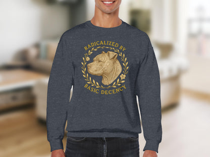 Radicalized By Basic Decency Sweatshirt Product Type