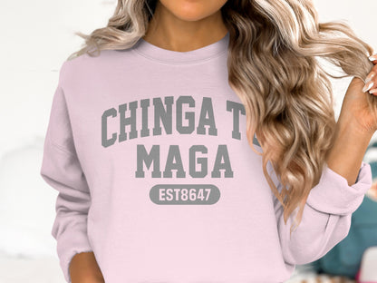Chinga Tu Maga EST8647 Graphic Sweatshirt product