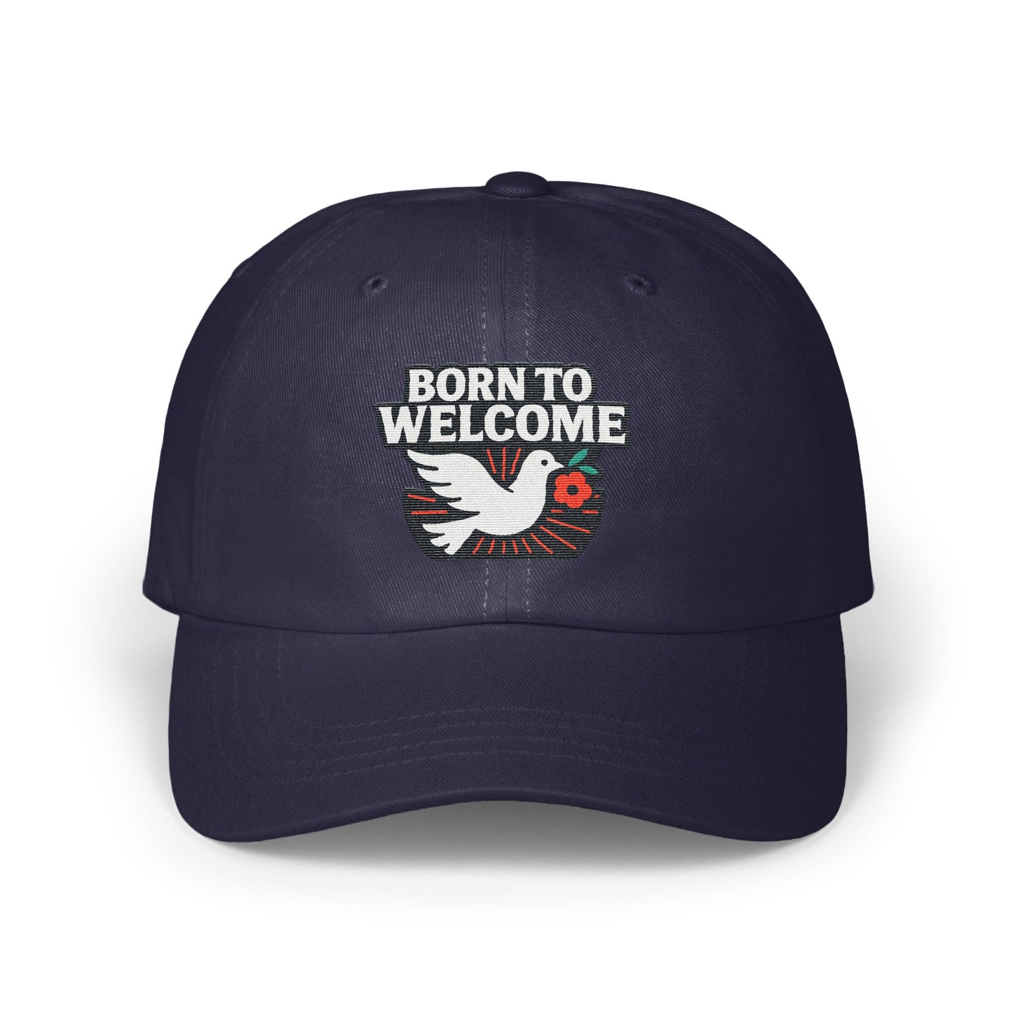 Born To Welcome Dove Embroidery Baseball Cap product type