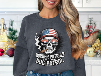 Border Patrol Nah I'm on Hug Patrol sweatshirt product