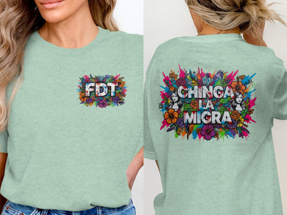Colorful Graphic Tee with Vibrant Design