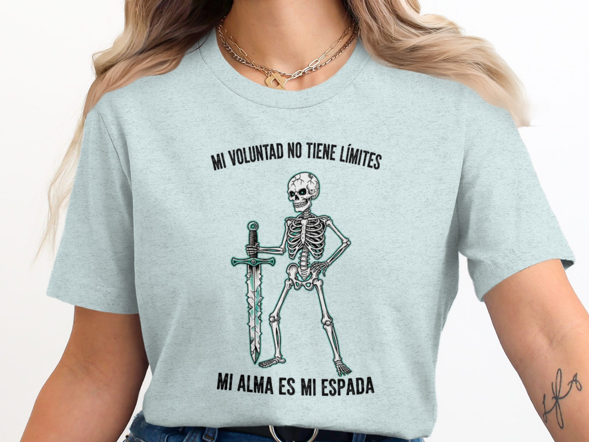Motivational Skeleton Graphic Tee product