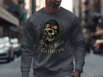 Born to Blend Cultures Skull Streetwear product