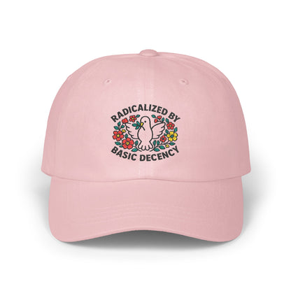 Radicalized By Basic Decency Embroidered Hat product