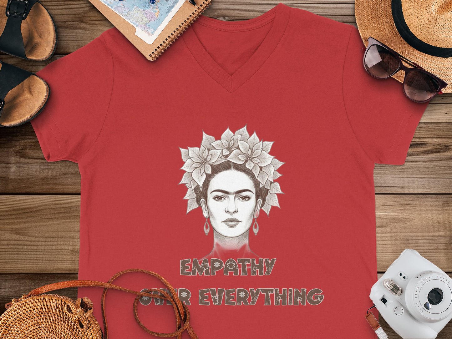 Empathy Over Everything Frida Design Shirt