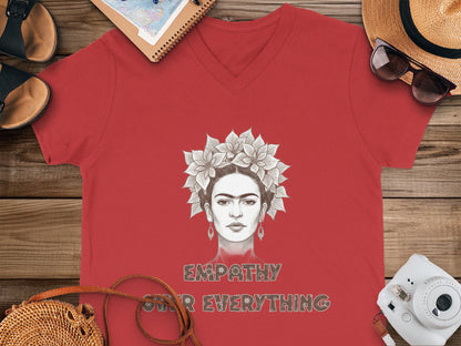 Empathy Over Everything Frida Design Shirt