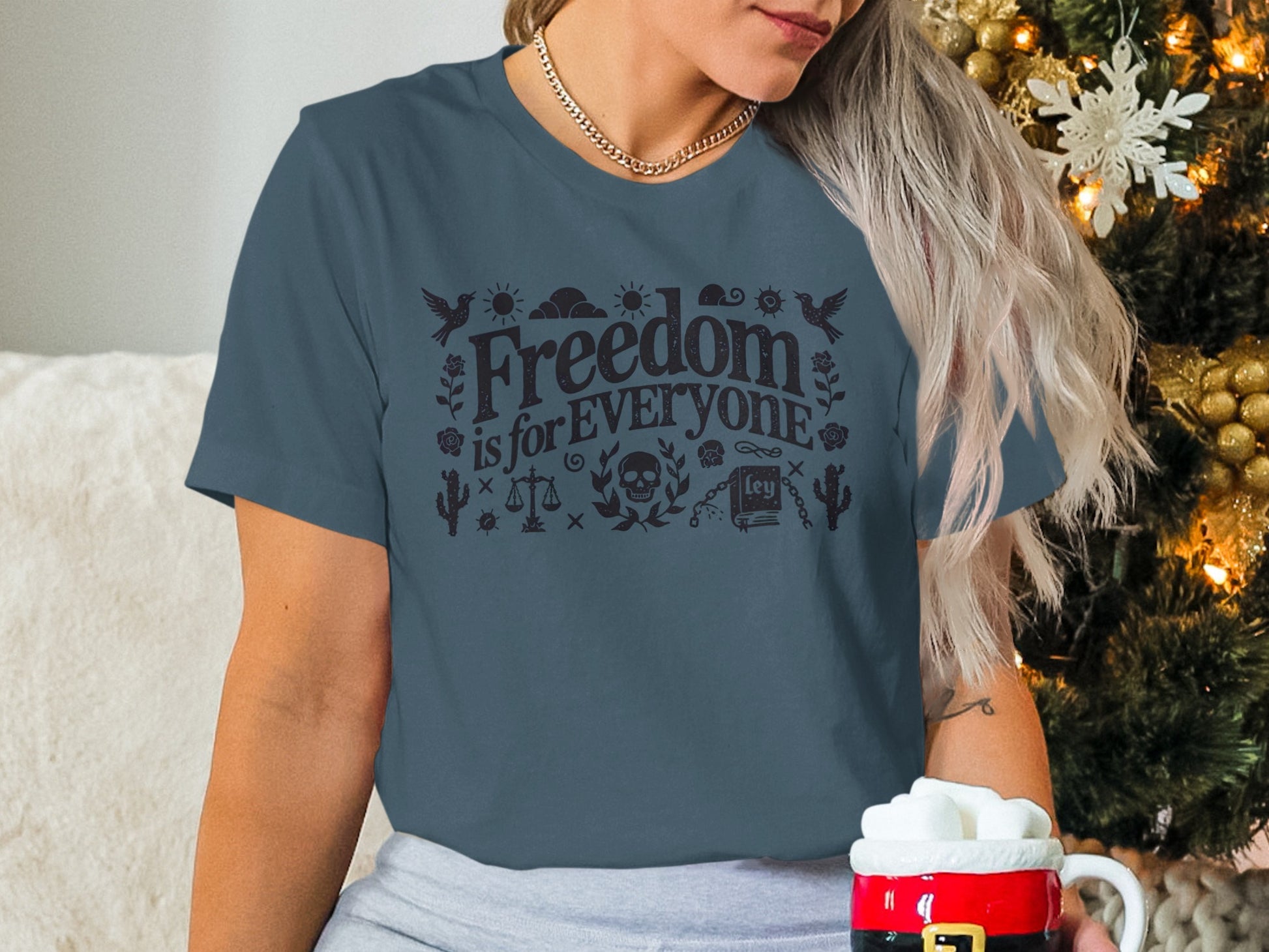 Freedom Is For Everyone Graphic Tee Shirt Product