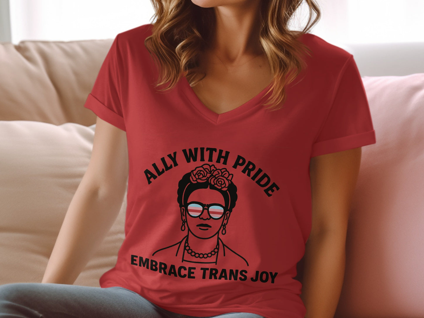 Ally with Pride Embrace Trans Joy T-shirt product