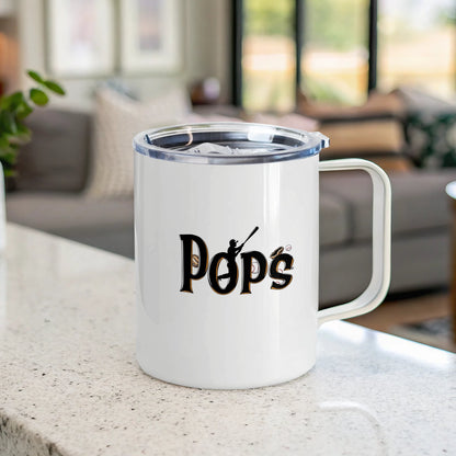 Pops White Drinkware with Handle Coffee Mug product