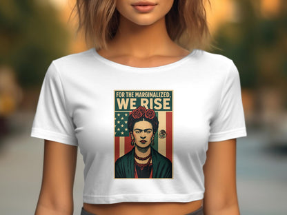 For Marginalized We Rise Graphic Crop Top Product