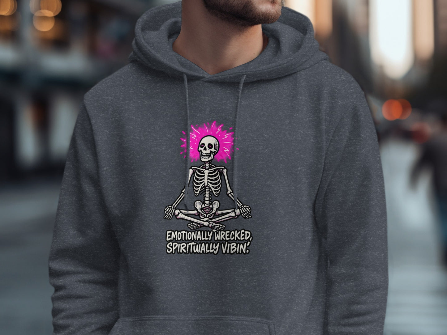 Emotionally Wrecked Spiritually Vibin' hoodie product