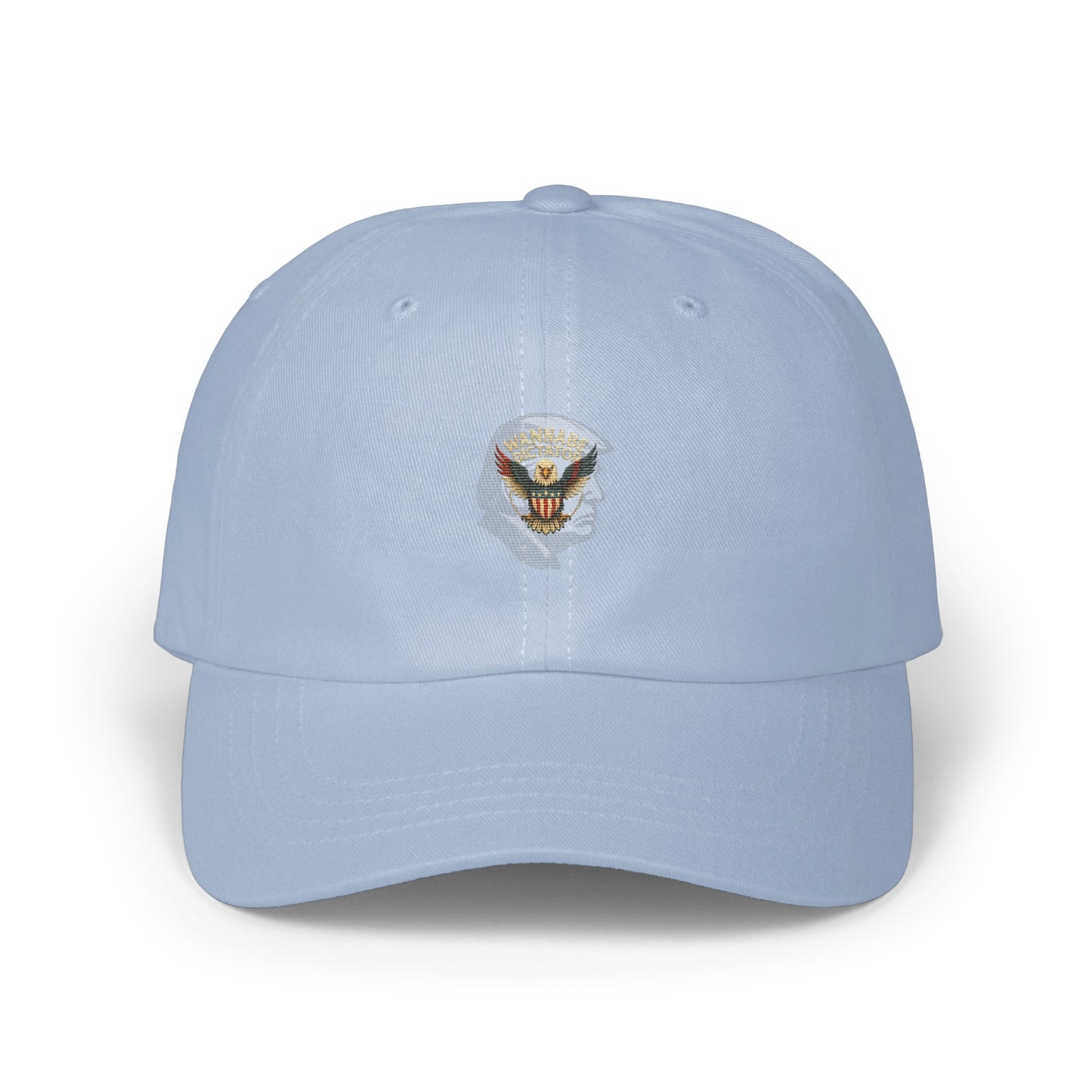 Embroidered Eagle Design Light Blue Hat product