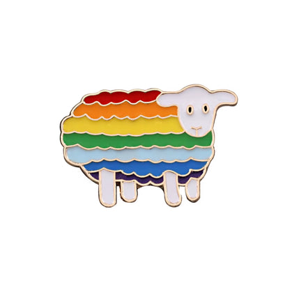 Celebrate Love with Our Custom Rainbow Enamel Pins - Stylish LGBT Brooches Featuring Heart and Gesture Designs for Bags, Shirts, and Lapels - Perfect Unique Jewelry Gifts