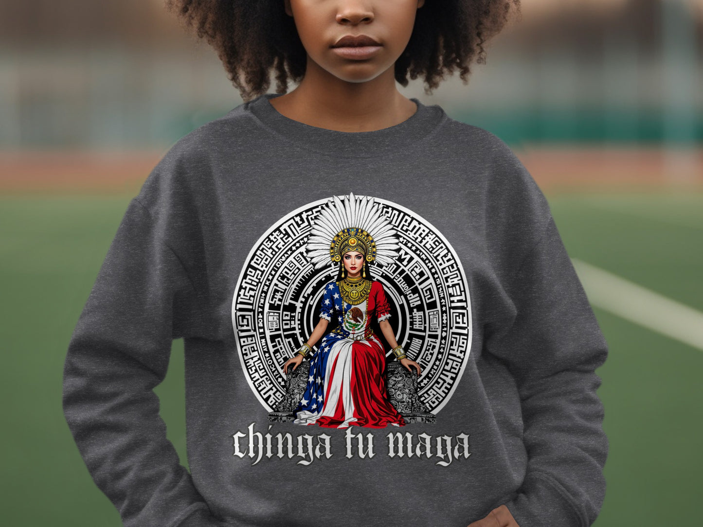Chinga Tu Maga Graphic Sweatshirt Unisex Product
