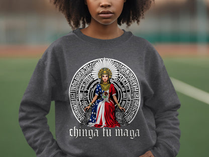 Chinga Tu Maga Graphic Sweatshirt Unisex Product