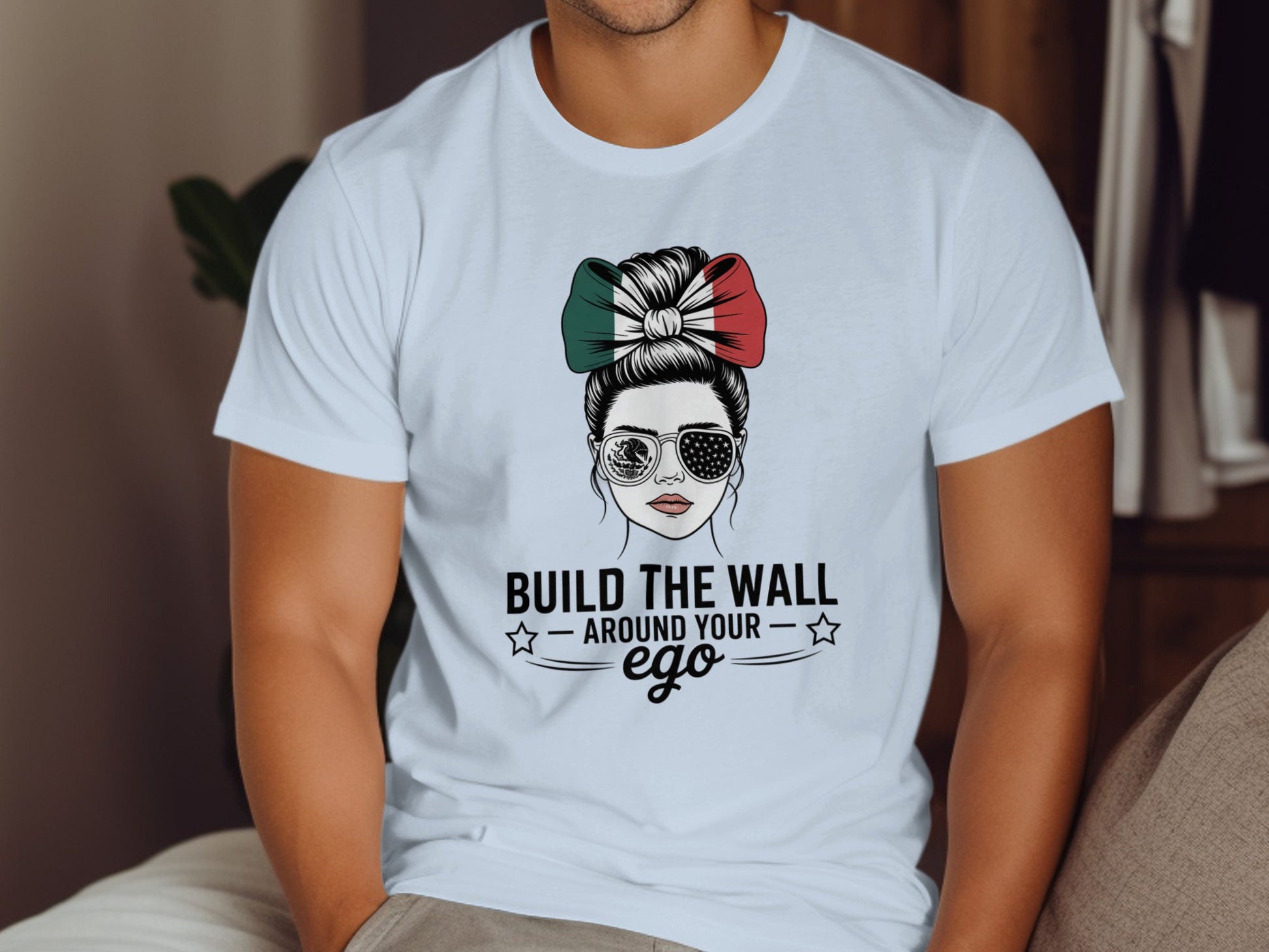 Build The Wall Around Your Ego Unique T-Shirt Product