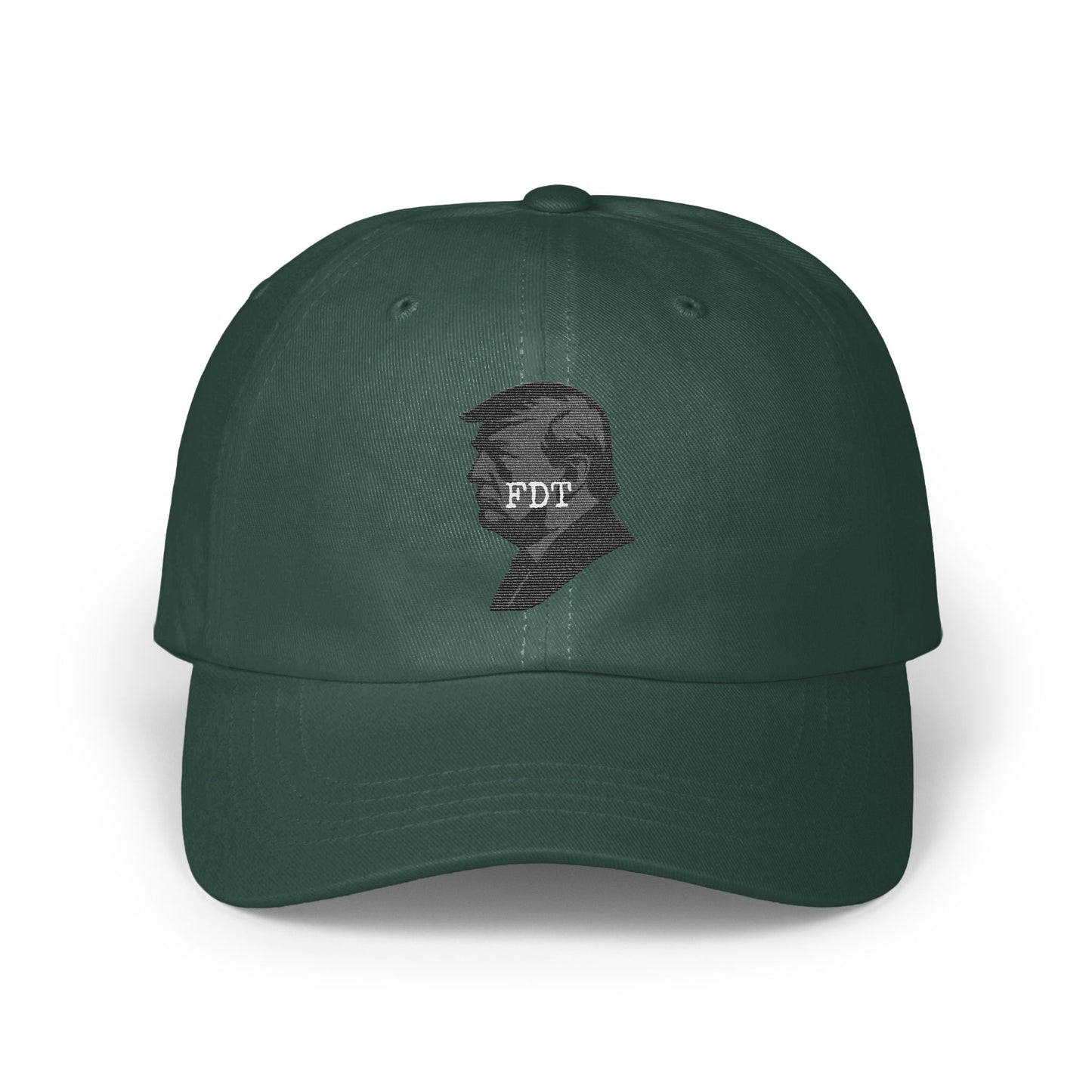 Stylish FDT Emblem Dark Green Baseball Cap product type