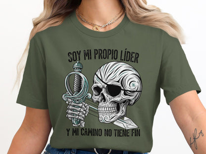 Soy Mi Propio Líder Skull T-Shirt Streetwear product