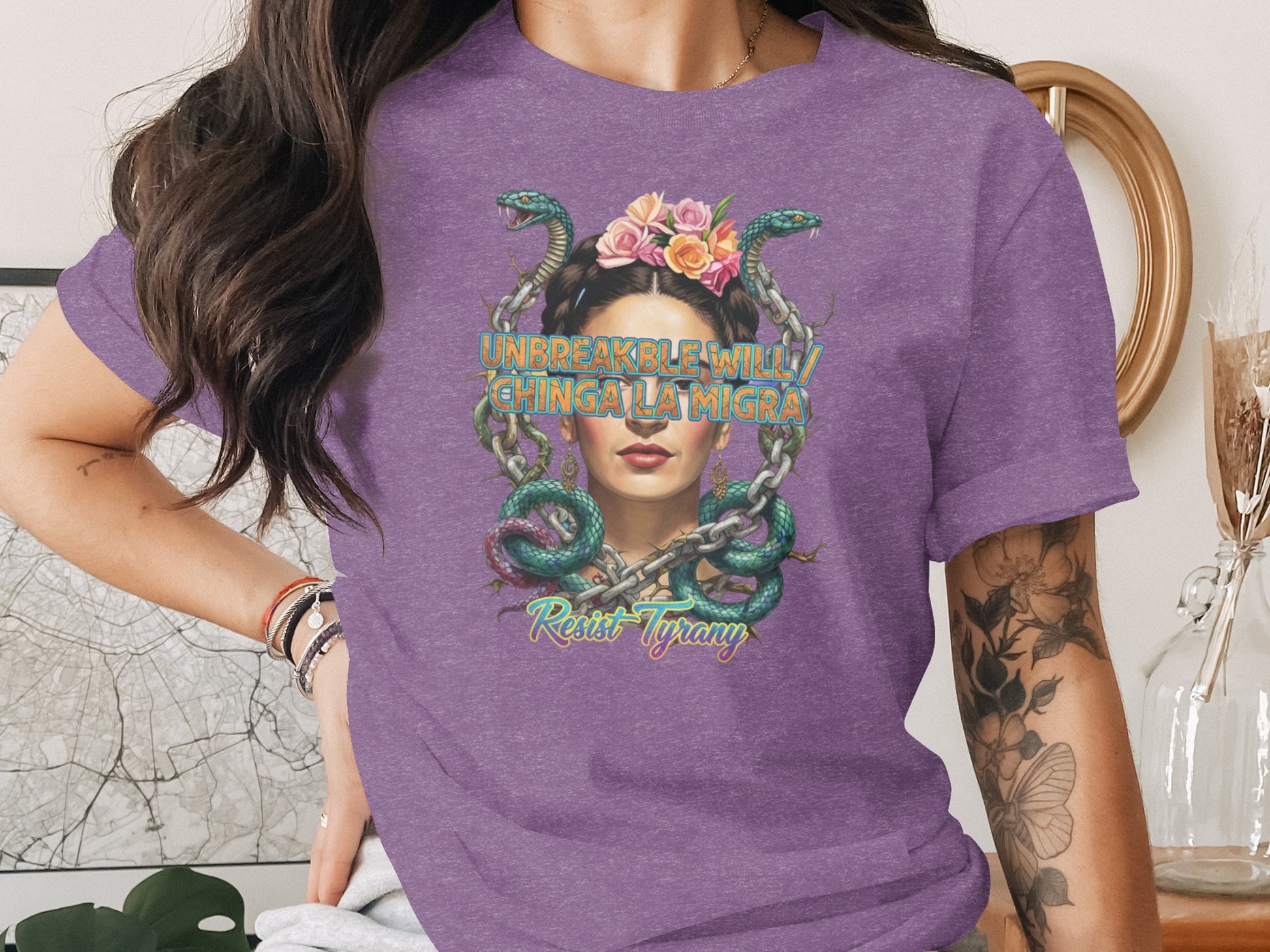 Unbreakable Chinga La Migra Resist Tyranny T-shirt product type